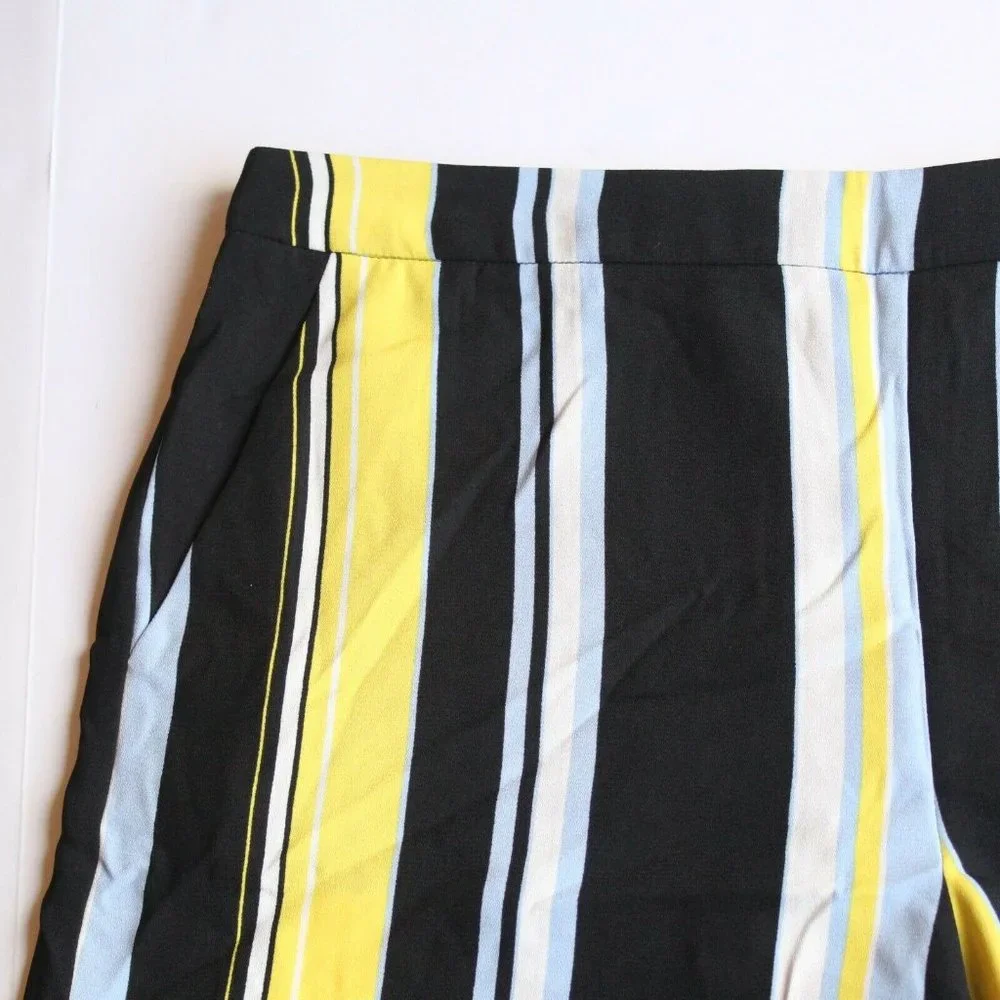 Halogen Soft Shorts Black Lucinda Striped NEW Women's Large_2